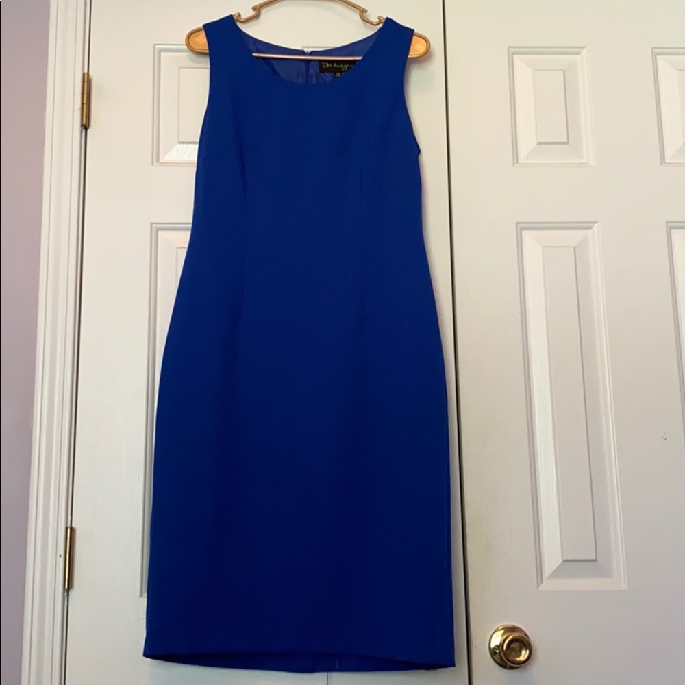 Navy Blue Court Dress